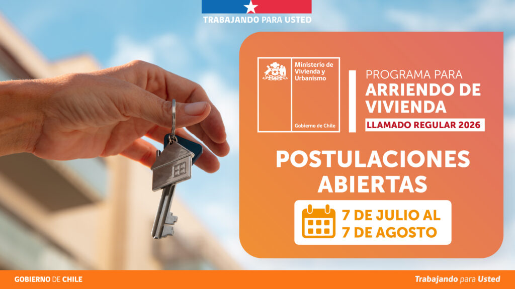 Minvu abre postulaciones para Subsidio de Arriendo 2026
